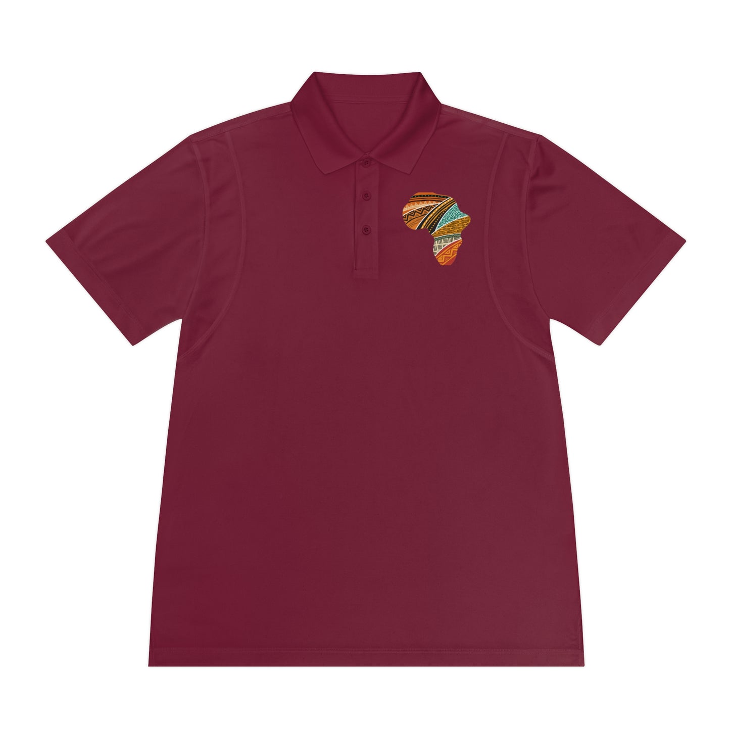 Stylish Men's Sport Polo Shirt with Africa Design, Casual Wear R.P