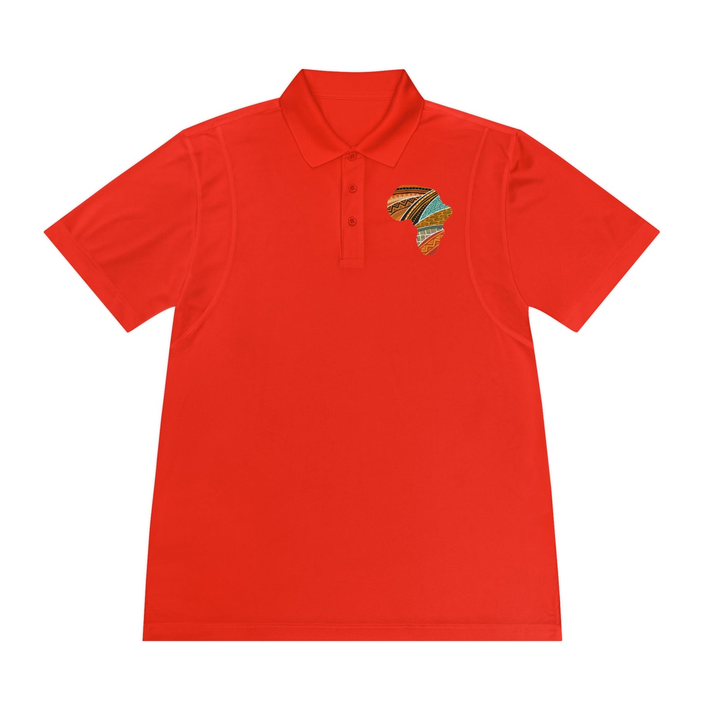 Stylish Men's Sport Polo Shirt with Africa Design, Casual Wear R.P