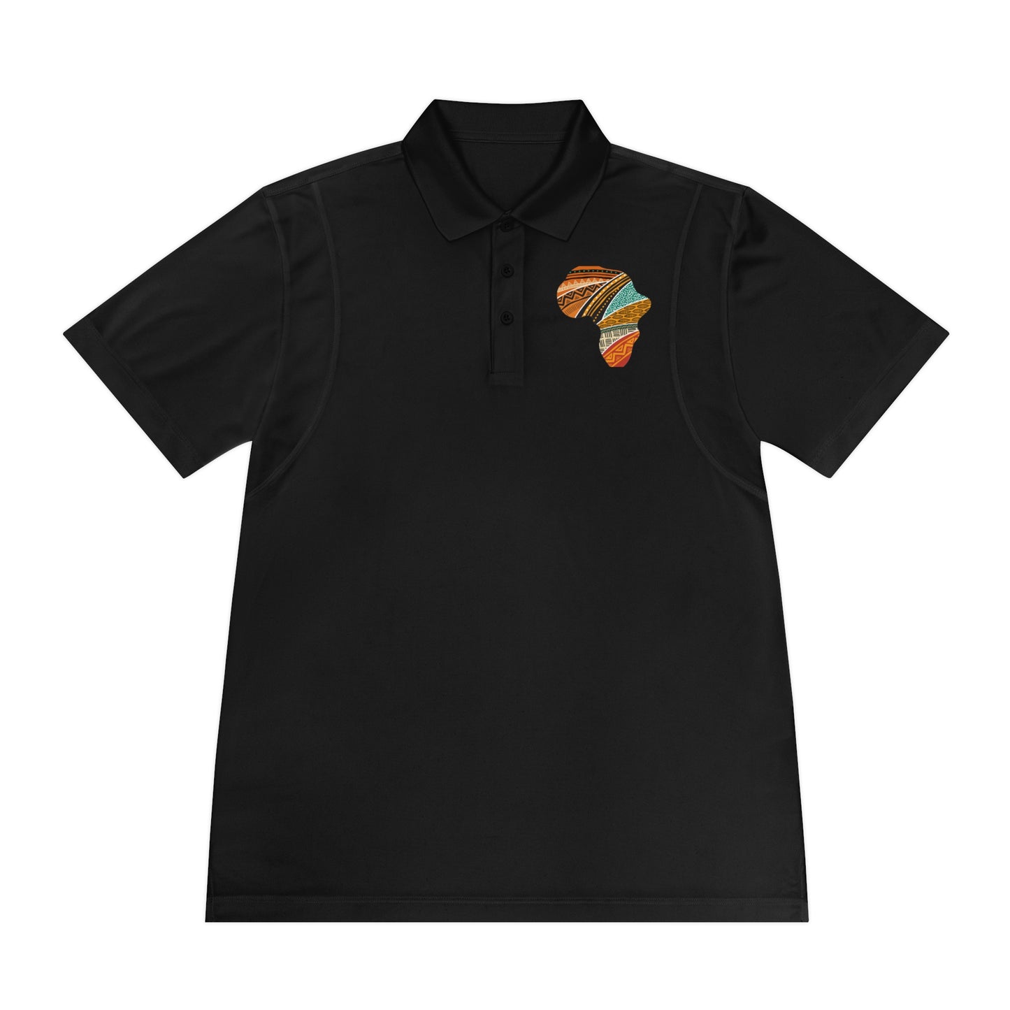 Stylish Men's Sport Polo Shirt with Africa Design, Casual Wear R.P