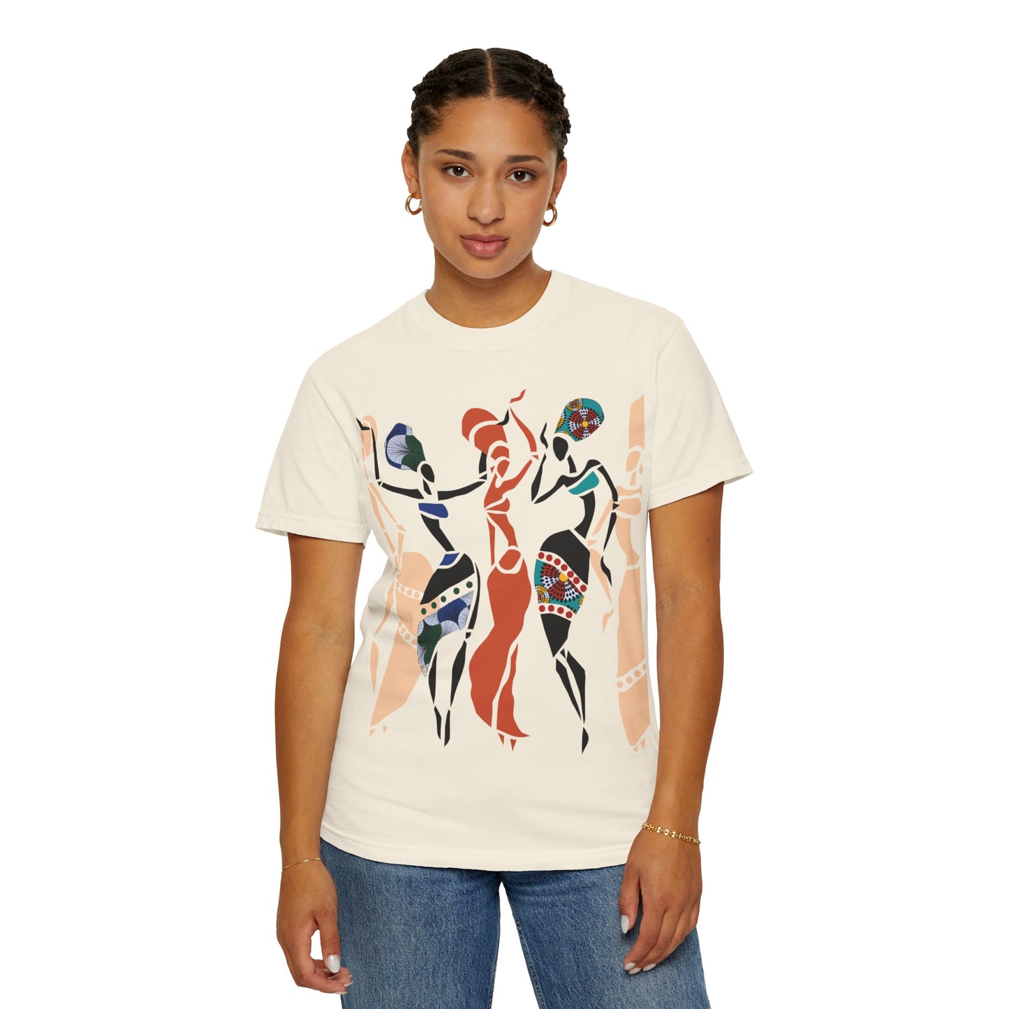African dancers Garment-Dyed T-shirt