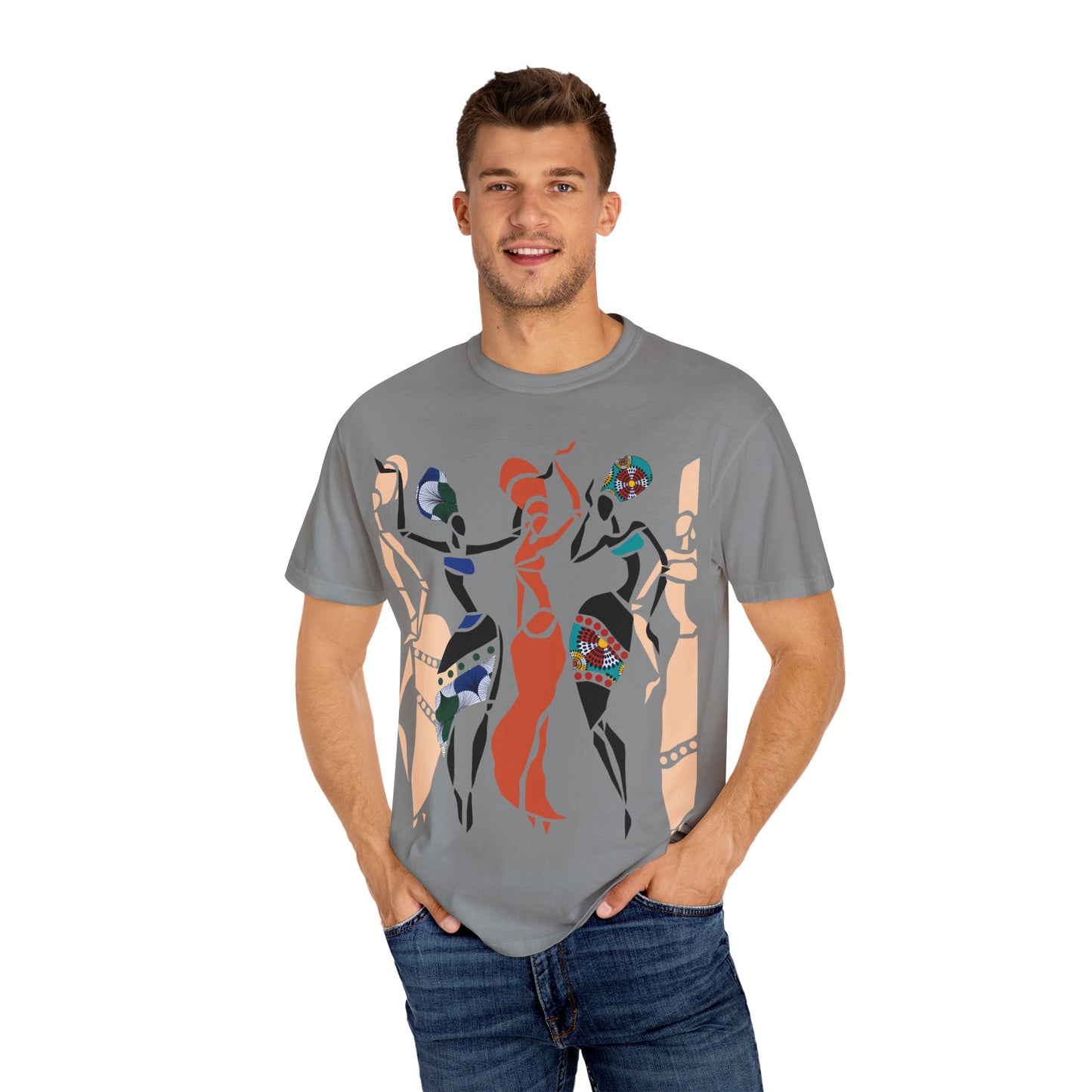 African dancers Garment-Dyed T-shirt