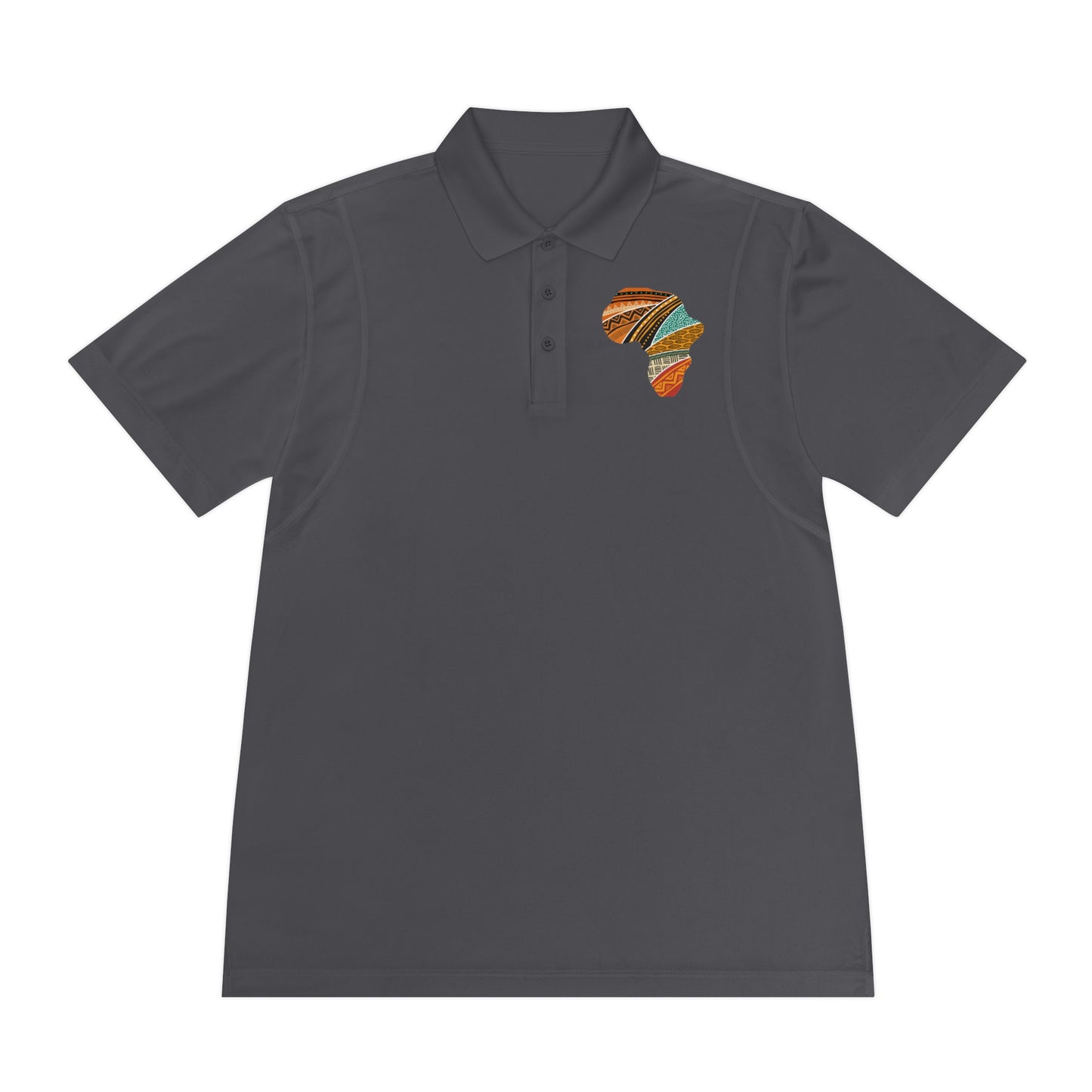 Stylish Men's Sport Polo Shirt with Africa Design, Casual Wear R.P