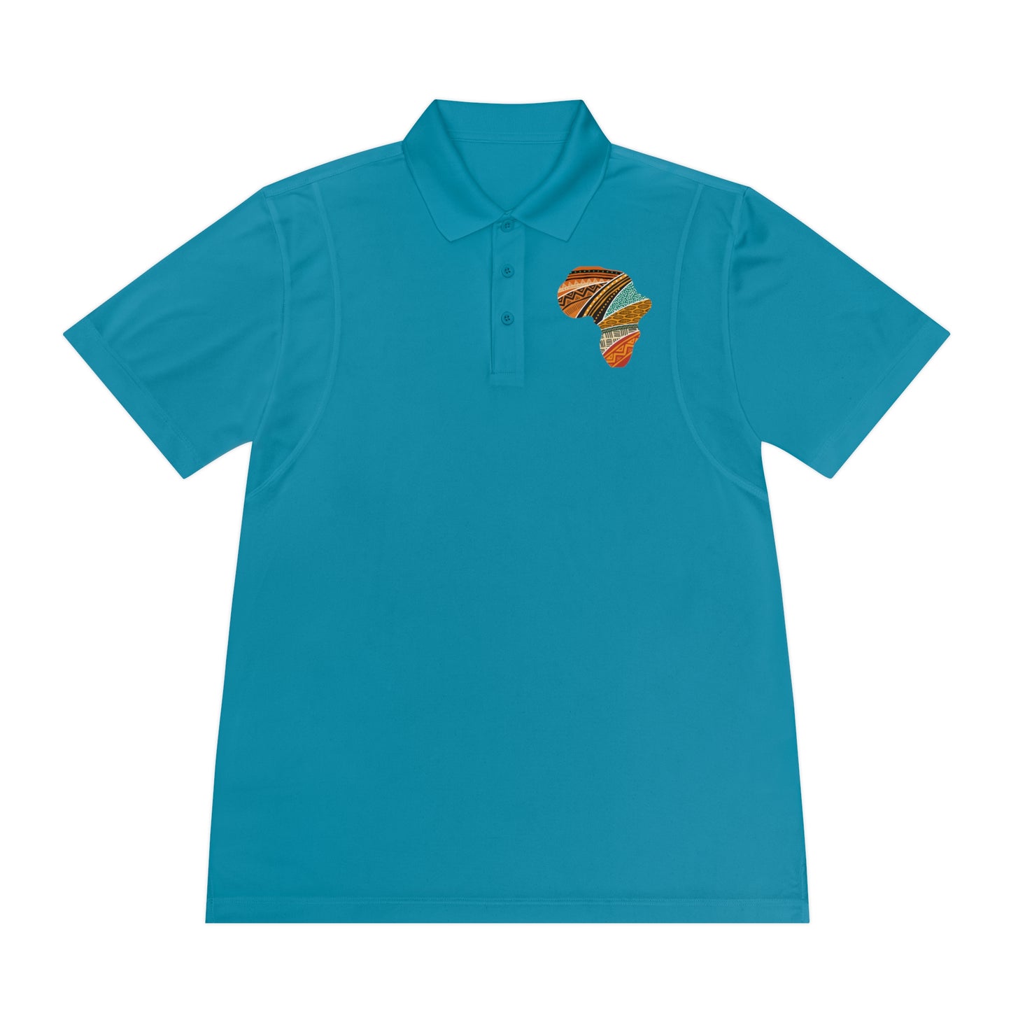 Stylish Men's Sport Polo Shirt with Africa Design, Casual Wear R.P