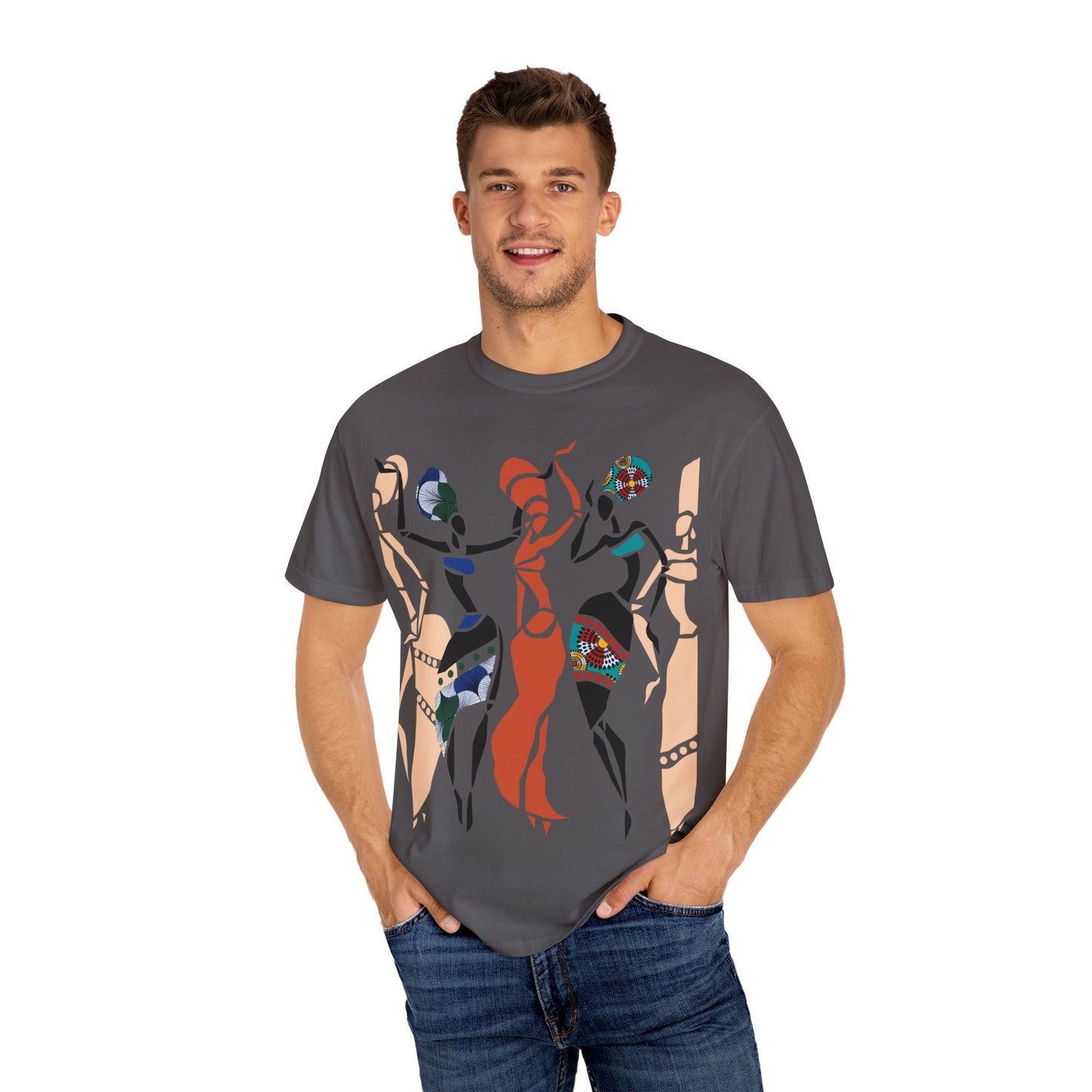 African dancers Garment-Dyed T-shirt