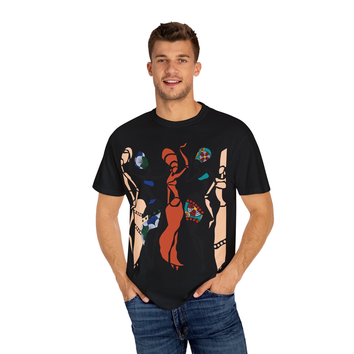 African dancers Garment-Dyed T-shirt