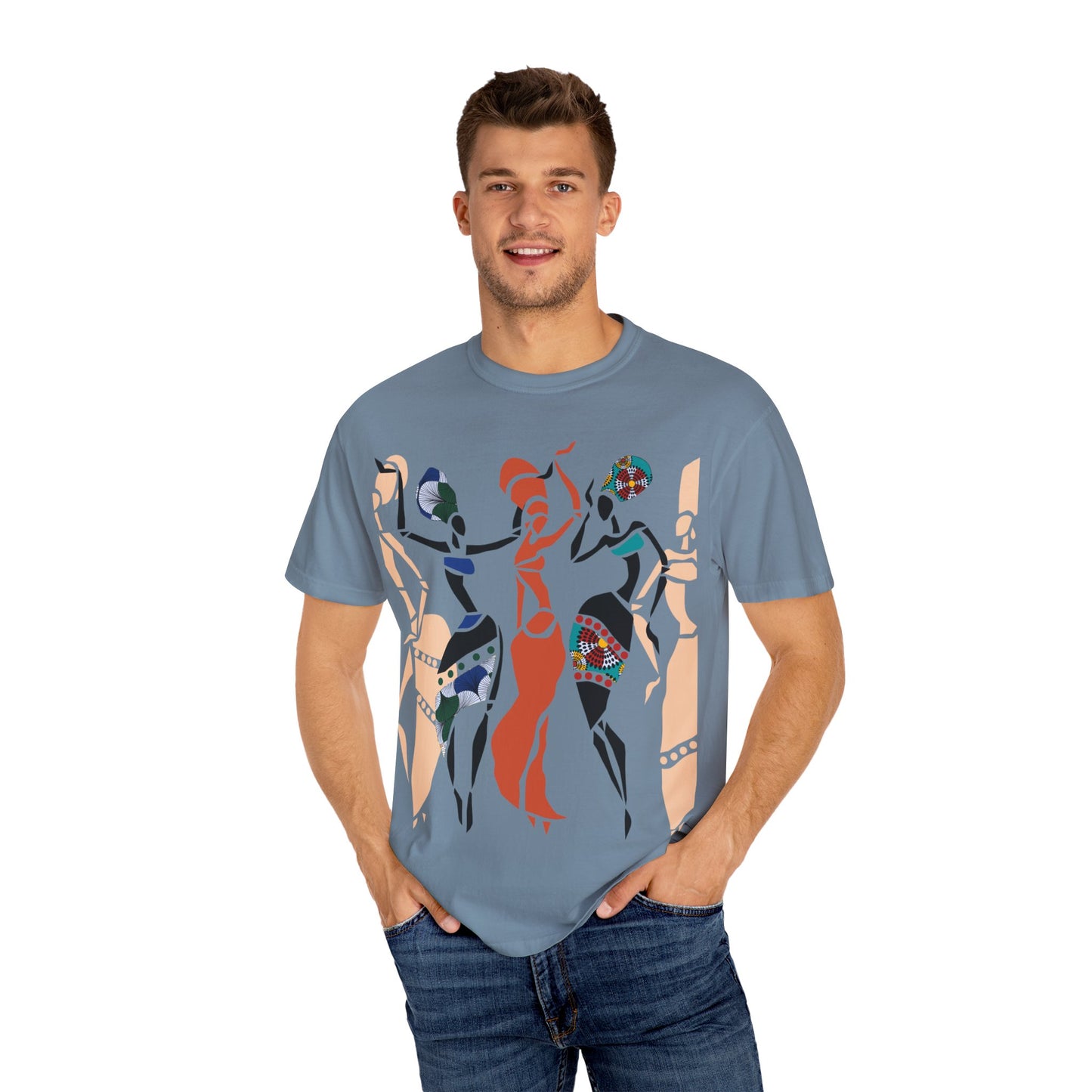 African dancers Garment-Dyed T-shirt