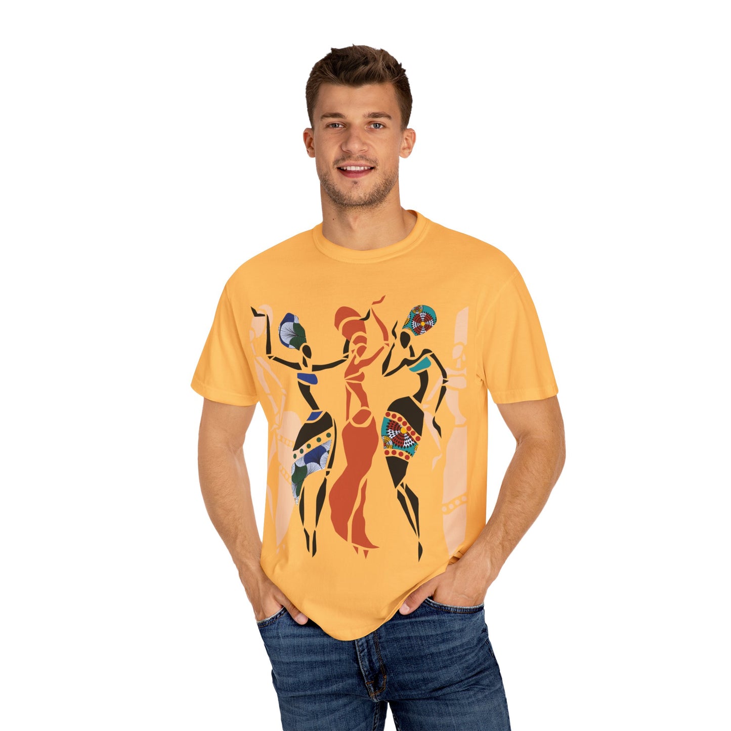 African dancers Garment-Dyed T-shirt