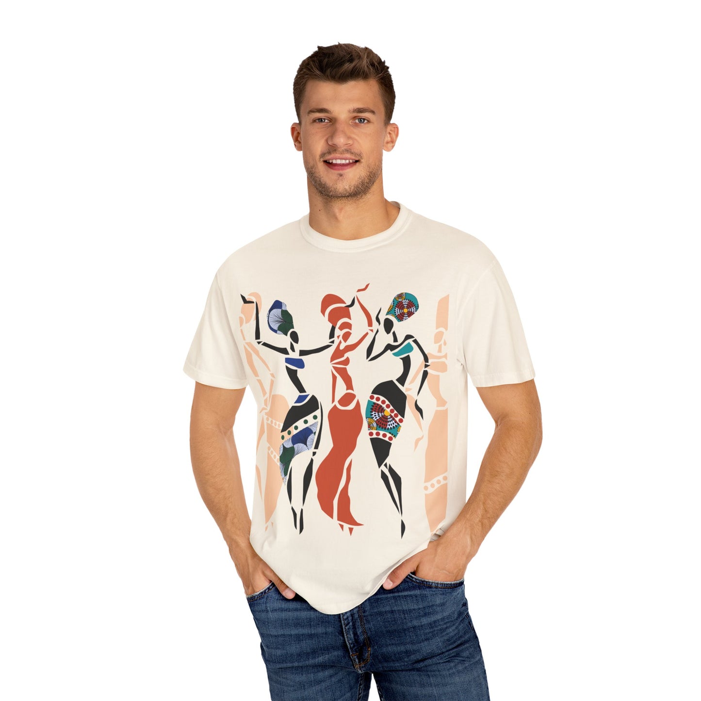African dancers Garment-Dyed T-shirt