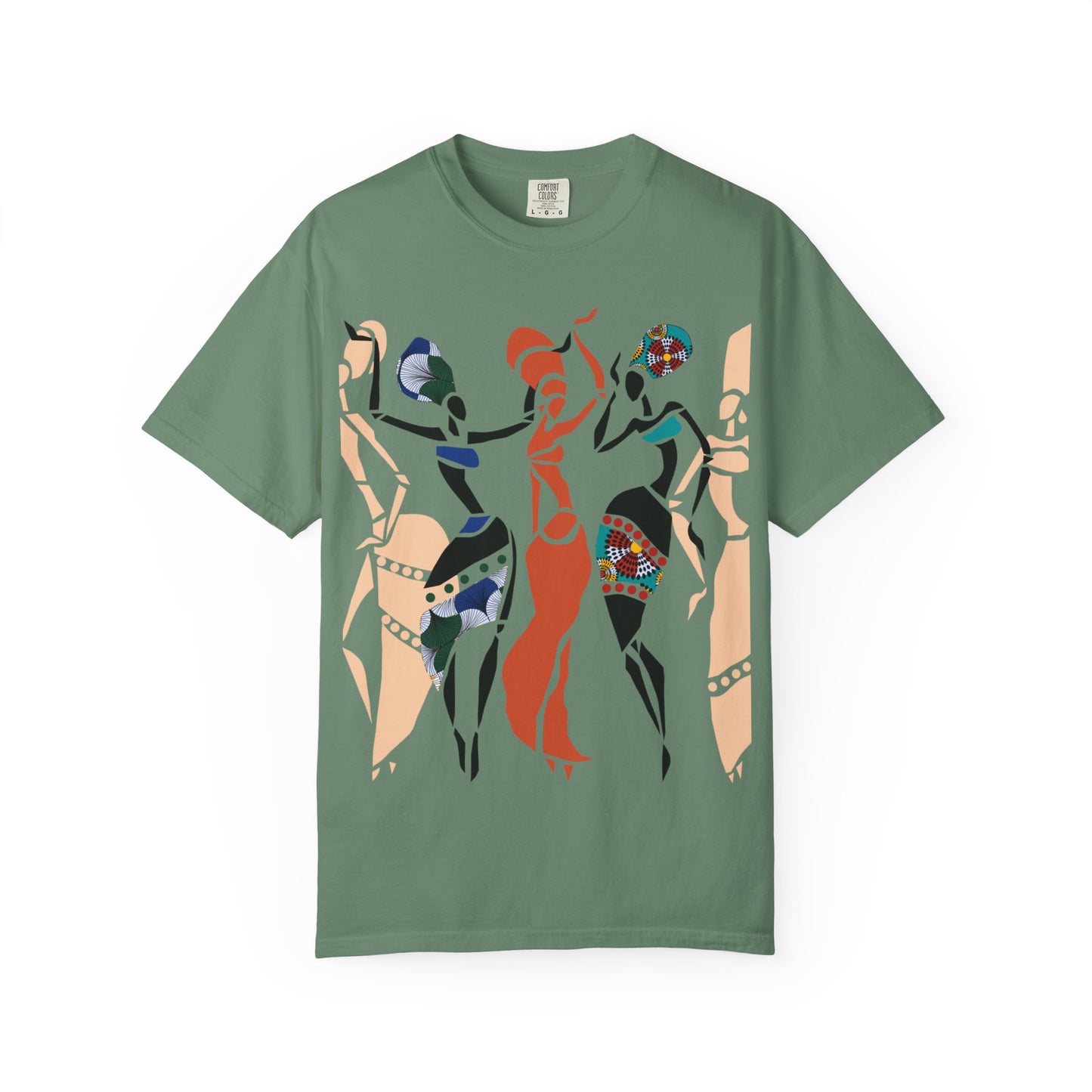 African dancers Garment-Dyed T-shirt