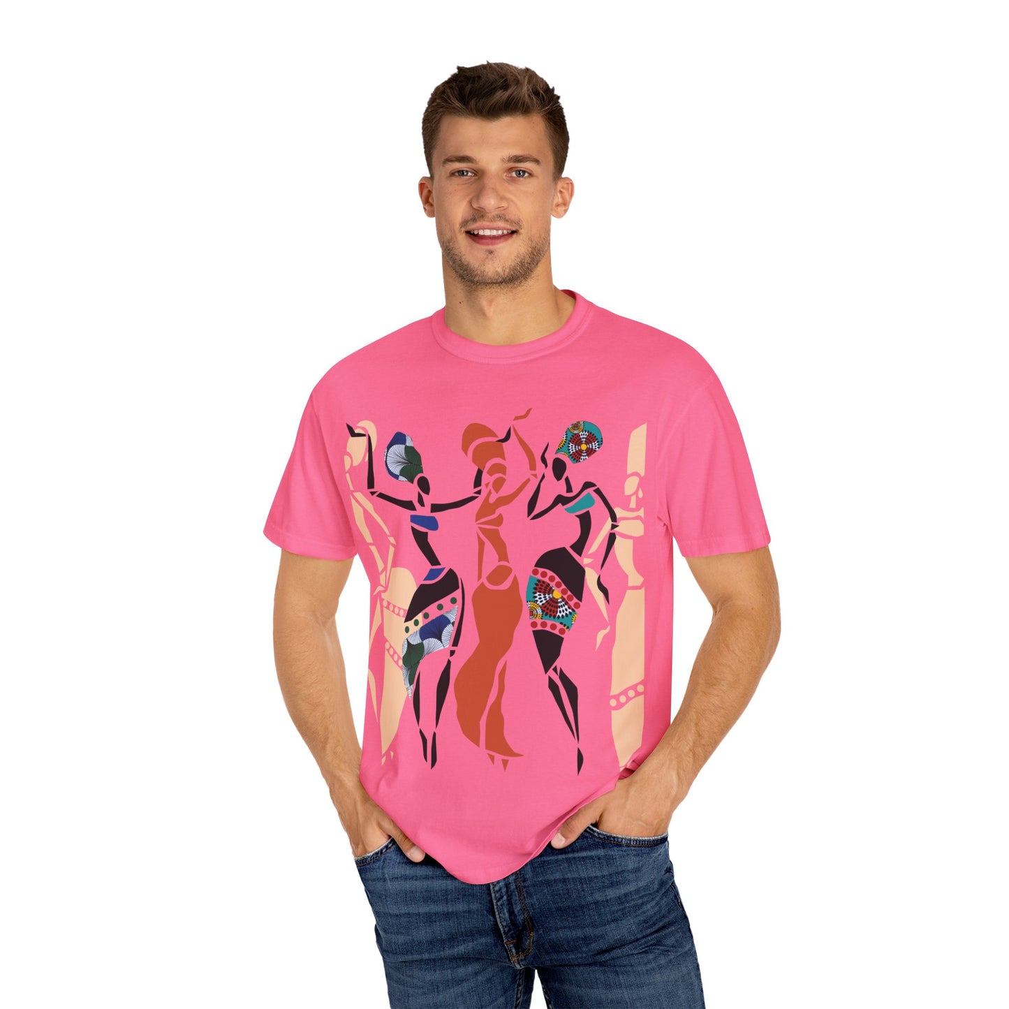 African dancers Garment-Dyed T-shirt