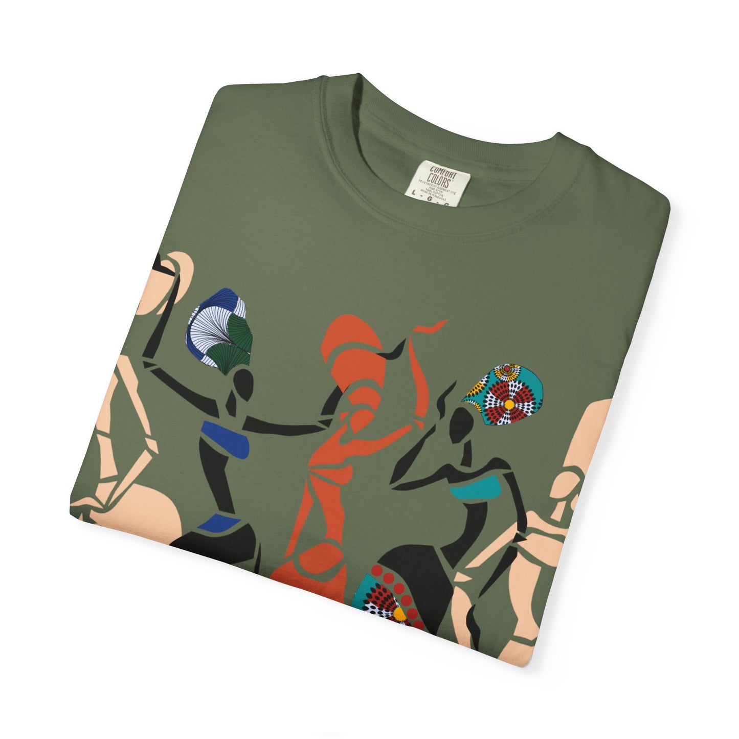 African dancers Garment-Dyed T-shirt