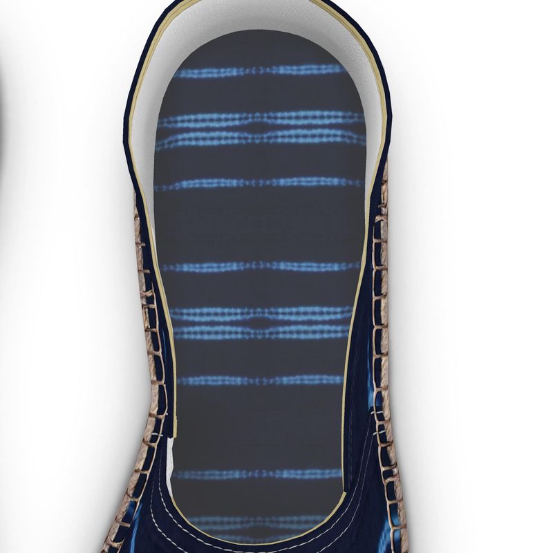 Espadrilles Rayées Bleu Marine Unisex