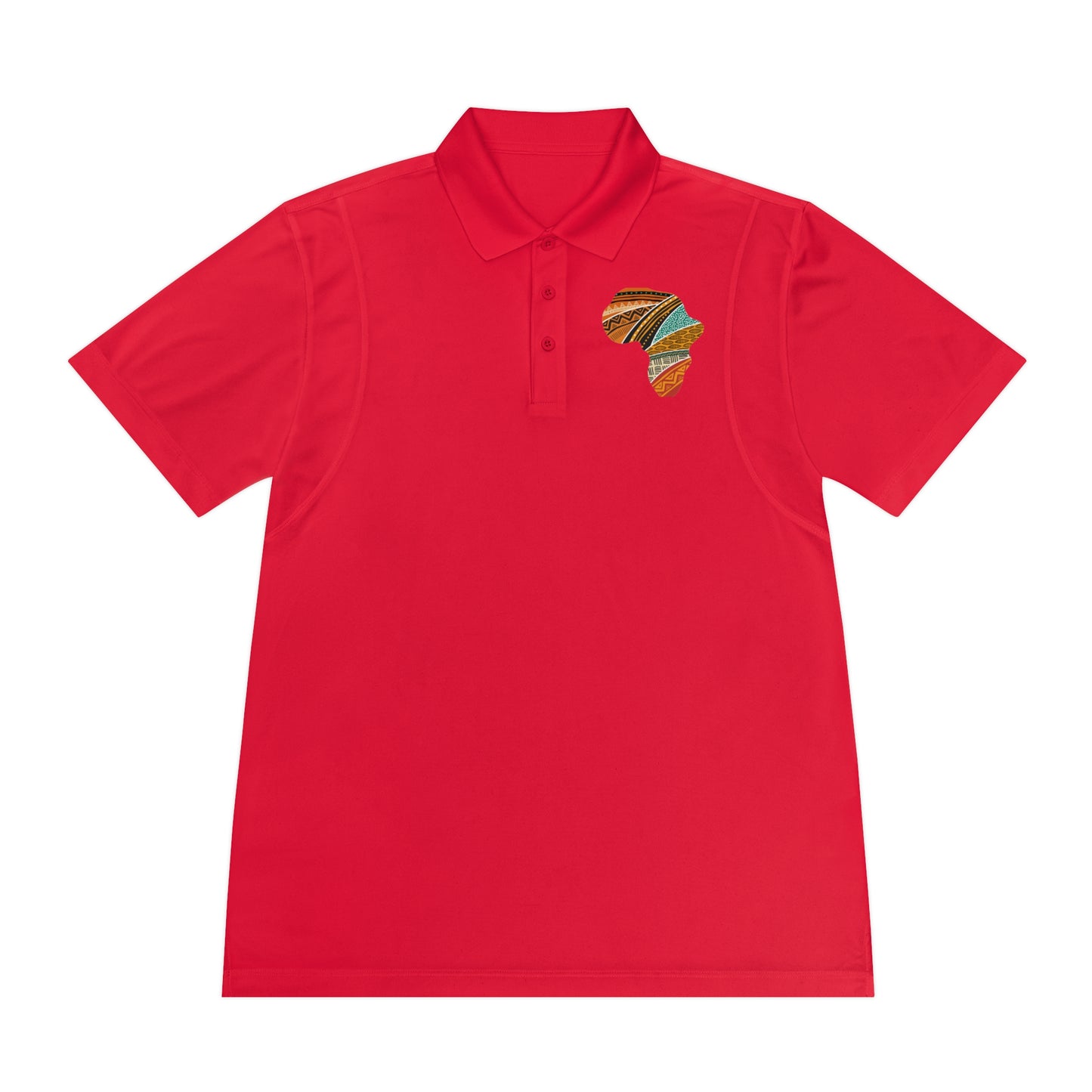 Stylish Men's Sport Polo Shirt with Africa Design, Casual Wear R.P