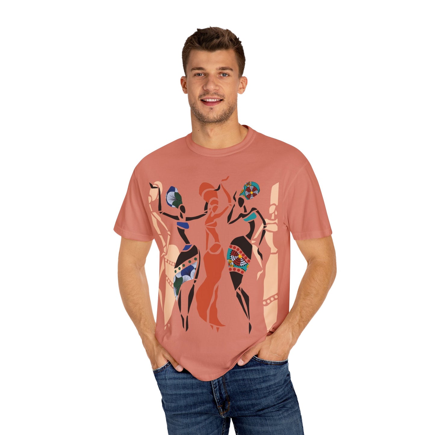 African dancers Garment-Dyed T-shirt