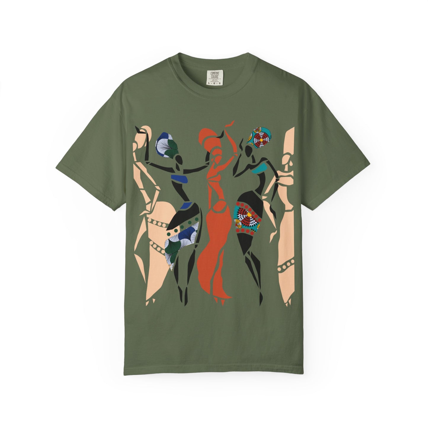 African dancers Garment-Dyed T-shirt