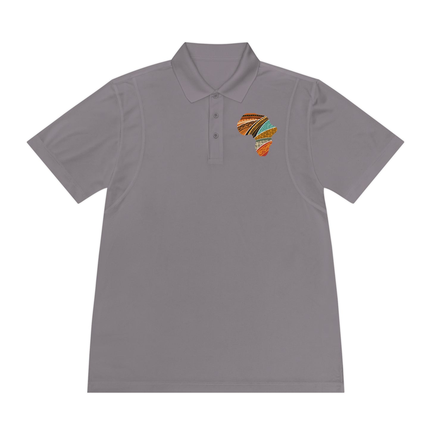 Stylish Men's Sport Polo Shirt with Africa Design, Casual Wear R.P