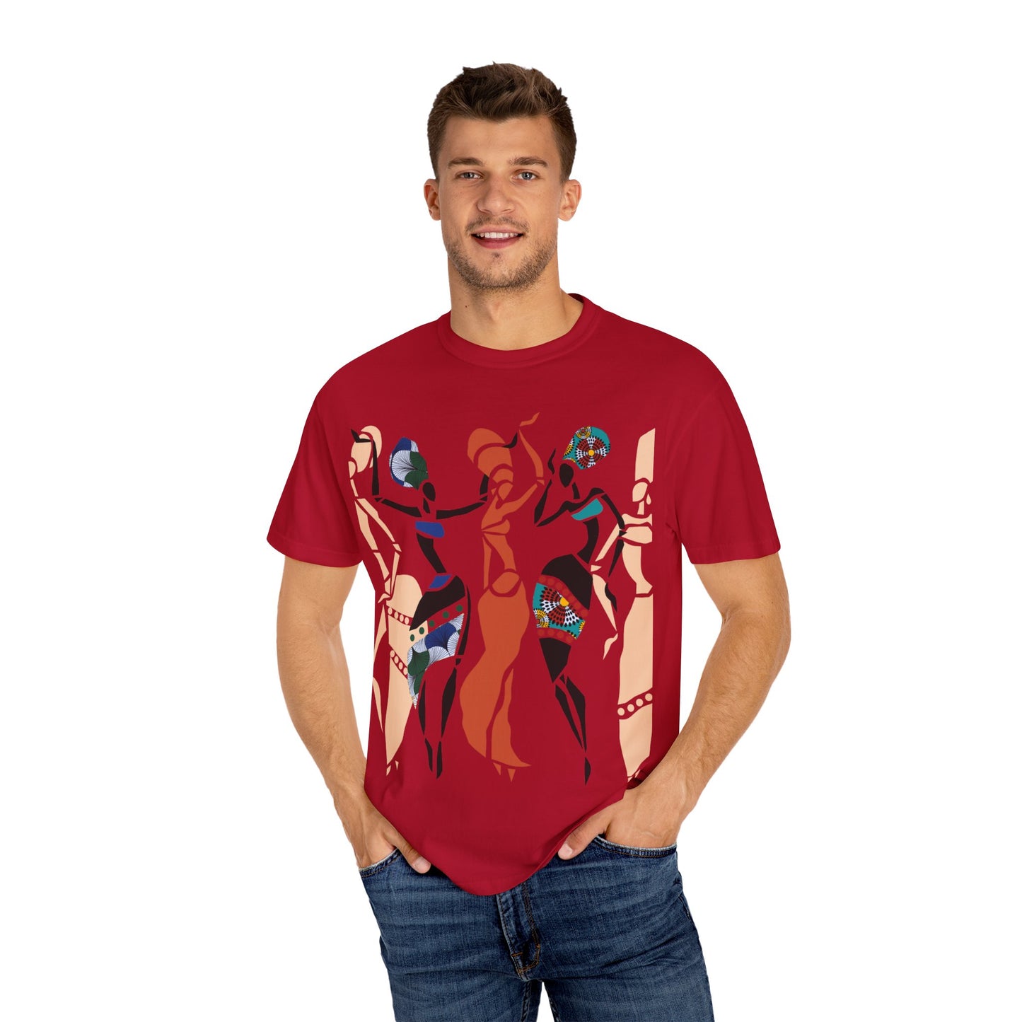 African dancers Garment-Dyed T-shirt