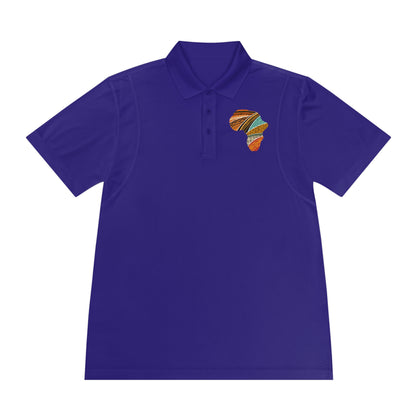 Stylish Men's Sport Polo Shirt with Africa Design, Casual Wear R.P