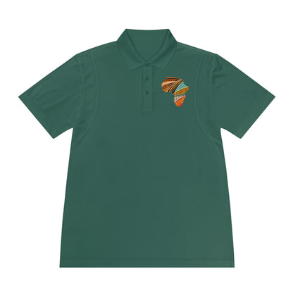 Stylish Men's Sport Polo Shirt with Africa Design, Casual Wear R.P