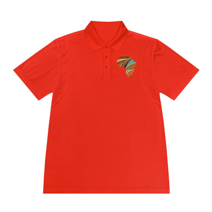 Stylish Men's Sport Polo Shirt with Africa Design, Casual Wear R.P