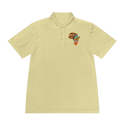 Stylish Men's Sport Polo Shirt with Africa Design, Casual Wear R.P
