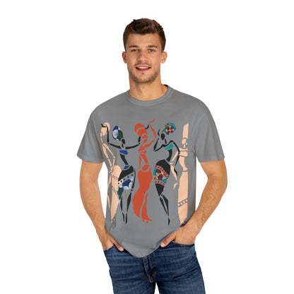 African dancers  Garment-Dyed T-shirt