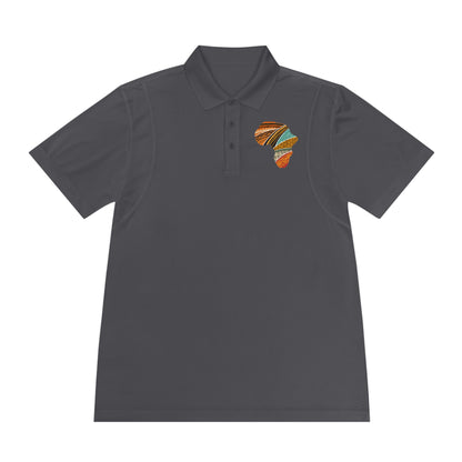 Stylish Men's Sport Polo Shirt with Africa Design, Casual Wear R.P