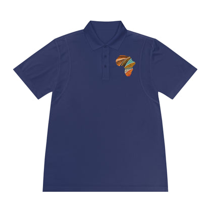 Stylish Men's Sport Polo Shirt with Africa Design, Casual Wear R.P