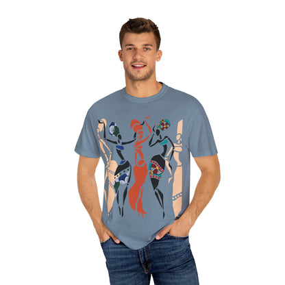African dancers  Garment-Dyed T-shirt