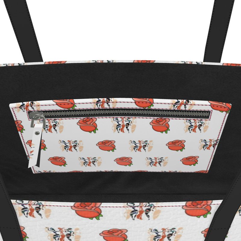 Kika Tote African Dancers & Roses