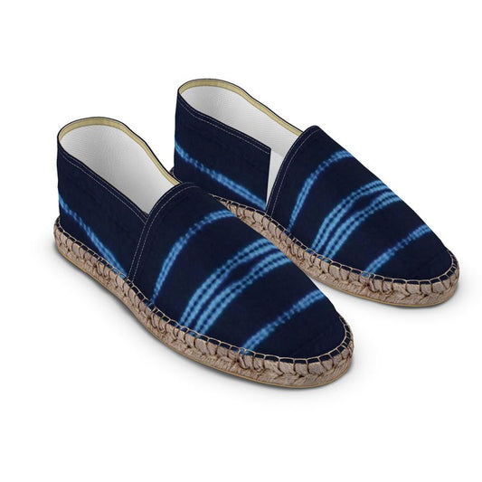 Espadrilles Rayées Bleu Marine Unisex
