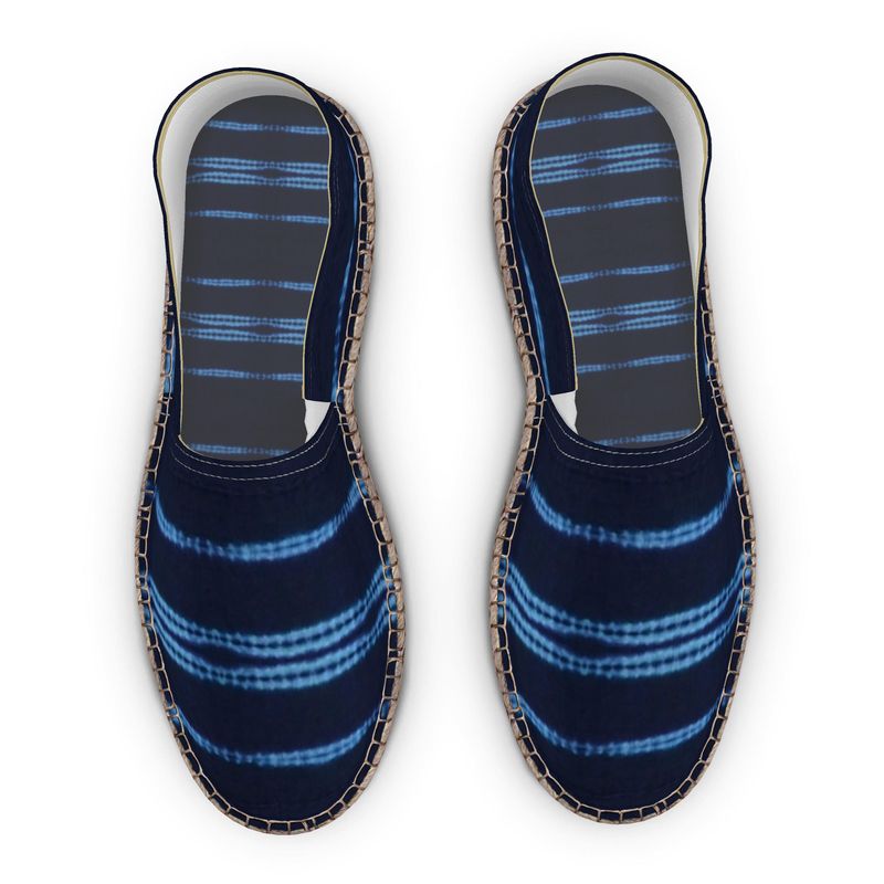 Espadrilles Rayées Bleu Marine Unisex