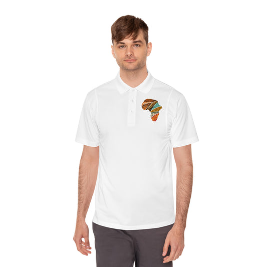 Stylish Men's Sport Polo Shirt with Africa Design, Casual Wear R.P