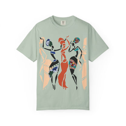 African dancers  Garment-Dyed T-shirt