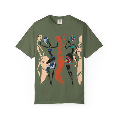 African dancers  Garment-Dyed T-shirt