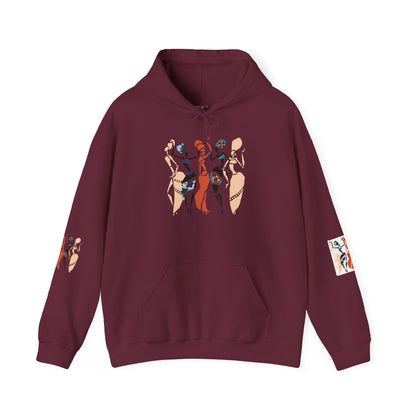 RUDA Artistic Unisex Hoodie for Art Lovers, Cozy Sweatshirt for Creative Souls