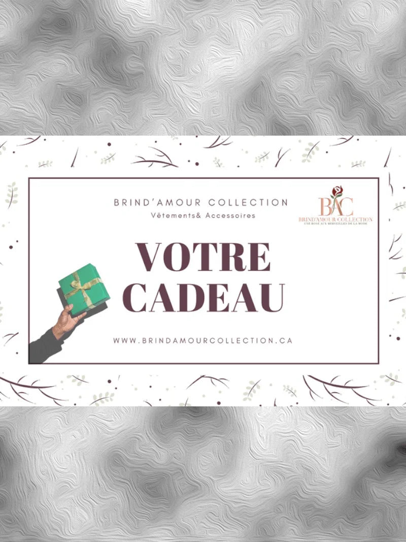carte cadeau électronique de Brind'Amour Collection